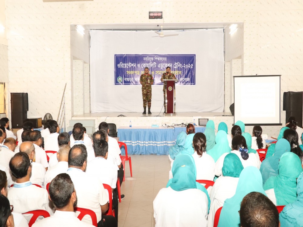 New Teachers orientation Class